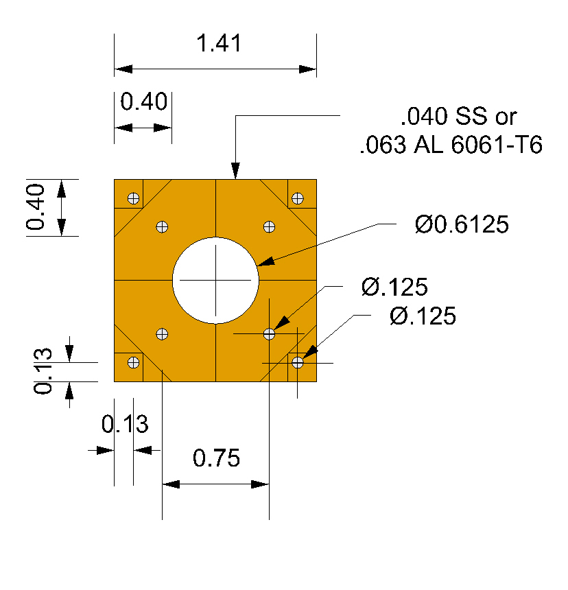 2 Meter GP Dims