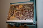 This is the portion of the mods added to the bottom of the PC board